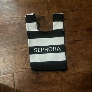 Sephora Striped Black and White Bag